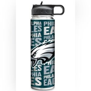 Philadelphia Eagles Stainless Steel Tumbler W/Lid. Great For Hot or Cold Drinks